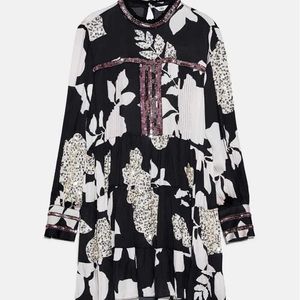 ISO Zara(?) sequin floral dress